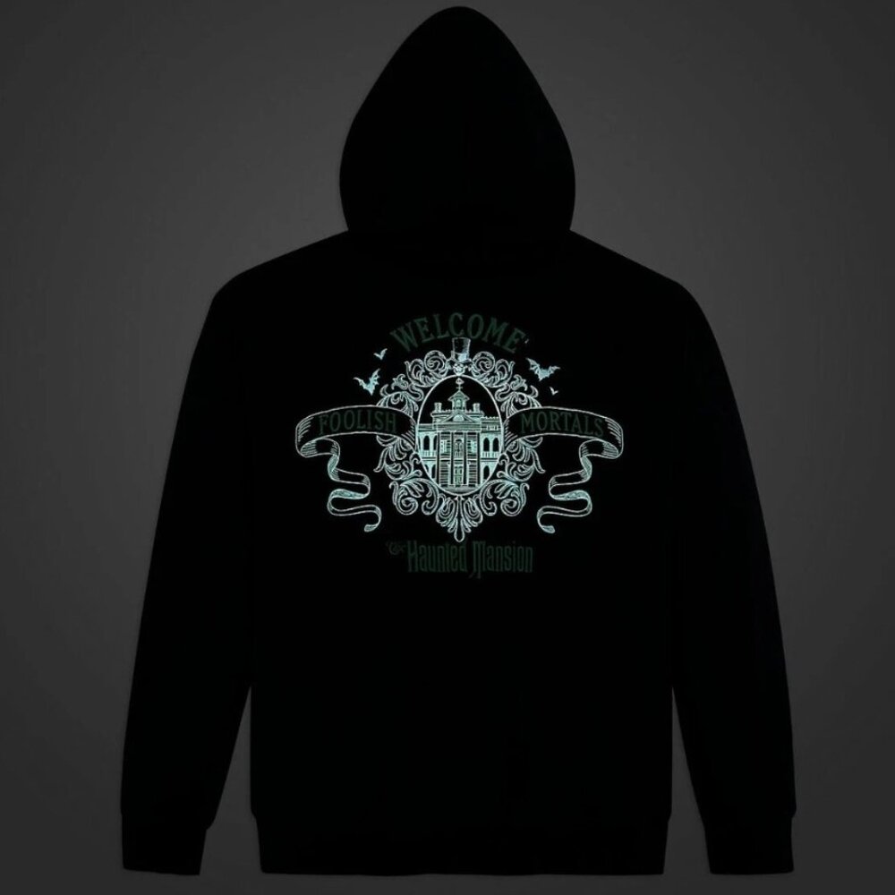 Brand New Without Tags Haunted Mansion Adult Zip Hoodie - Disneyland - Picture 3 of 5